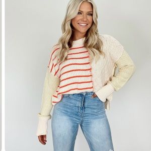 Lane 201 By together mix sweater.